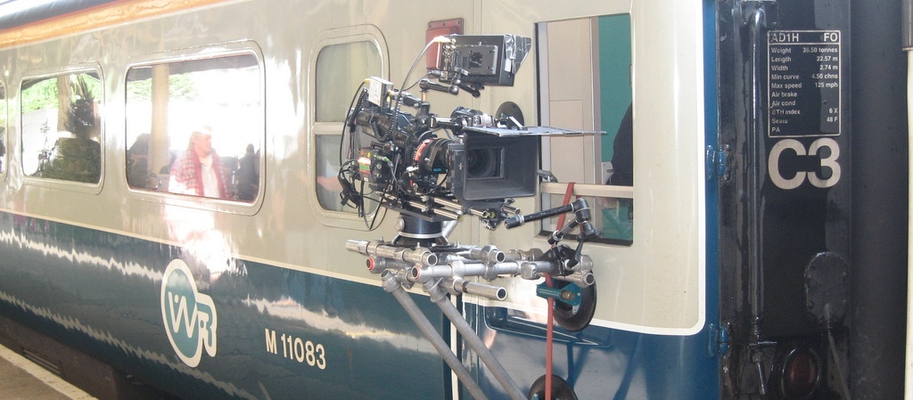 filming train